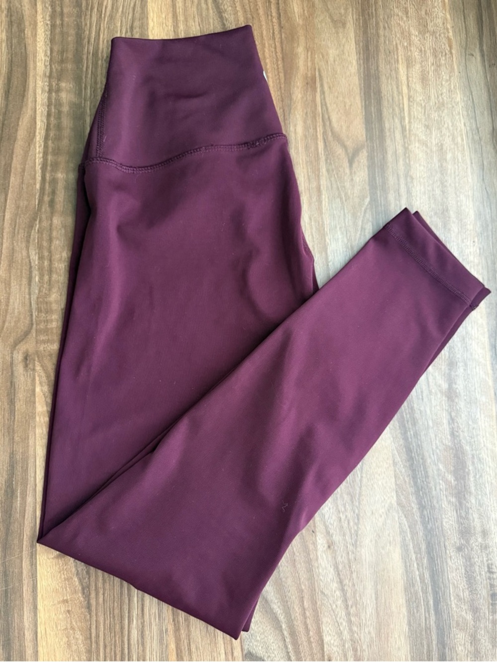 Reflex 90 Degree Deep Burgundy High-Rise Leggings